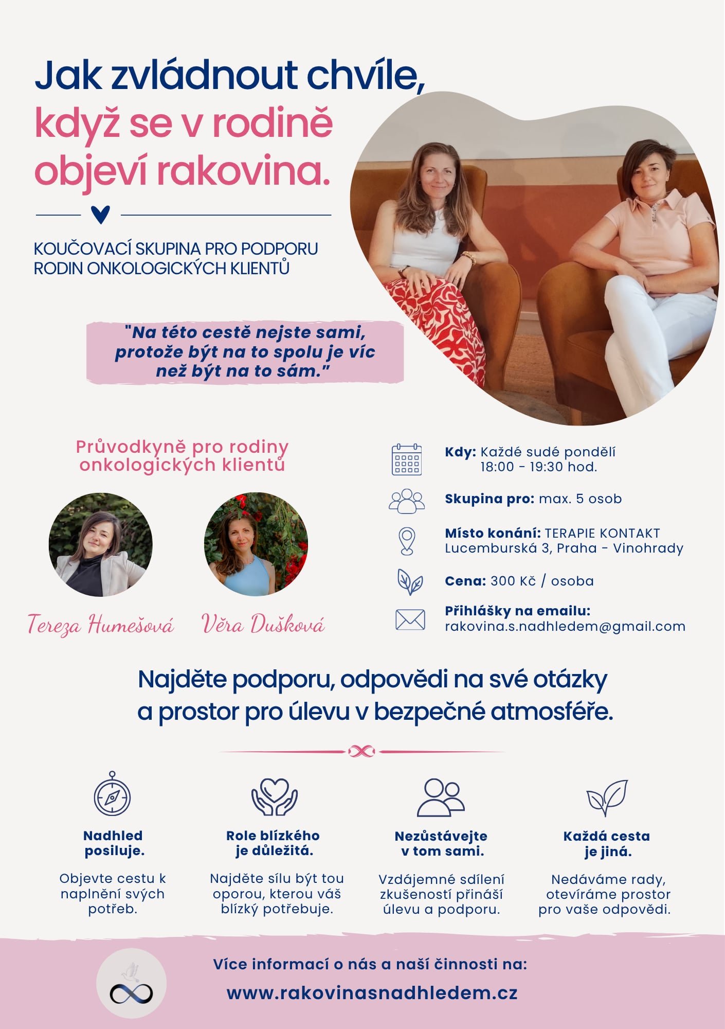 Koučovací skupina pro podporu rodin onkologických klientů